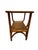 Tan Vintage Heywood-Wakefield Style Rattan & Bamboo Two-Tier Side Table, C. 1960s For Sale - Image 8 of 9