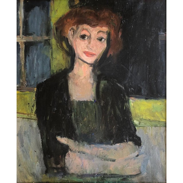 Jean Ducommun, Sabine, Oil on Canvas, Framed For Sale - Image 9 of 9