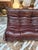 1970s Michel Ducaroy “Togo” Three-Seat Sofa in Deep Brown Leather for Ligne Roset For Sale - Image 5 of 10