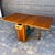 Wood Vintage Mid-Century Modern Space Saver Minimalist Hide Away Dropleaf Table W/ 4 Hidden Folding Chairs, Romania, C. 1960's For Sale - Image 7 of 10