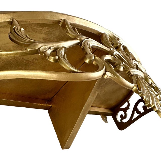 Vintage Syroco Gold Ornate Wall Shelf Chairish