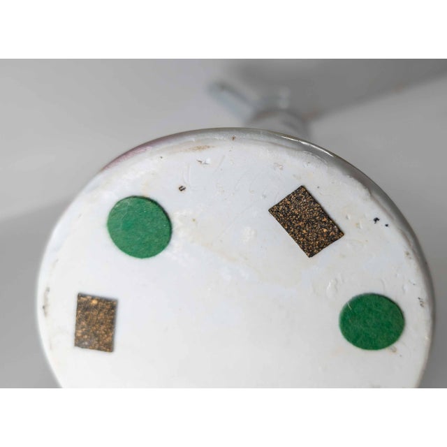 80s or 90s Mid-Century Modern Style Art Pottery Pitcher Vase For Sale - Image 11 of 12