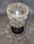 Brown Amber Pressed Glass Table Lamp with Wooden Base, 1970s For Sale - Image 8 of 13