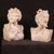 Satyr and Bacchante, 1880, White Marble Sculptures, Set of 2 For Sale - Image 13 of 13