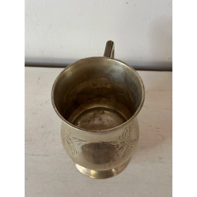 Vintage English Silverplate Tankard Vessel For Sale In Naples, FL - Image 6 of 7