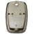 Vintage Industrial French Green Frosted Cut Glass Sconce For Sale - Image 6 of 7