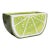 Vintage Lime Motif Vase or Napkin Holder For Sale