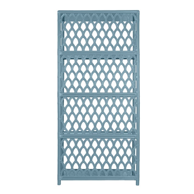 Not Yet Made - Made To Order Casablanca Etagere, Pool Blue For Sale - Image 5 of 5