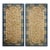 1920s Beige Field Floral Antique Pair of Chinese Peking Gallery Rug 5'3" X 9' 9" For Sale