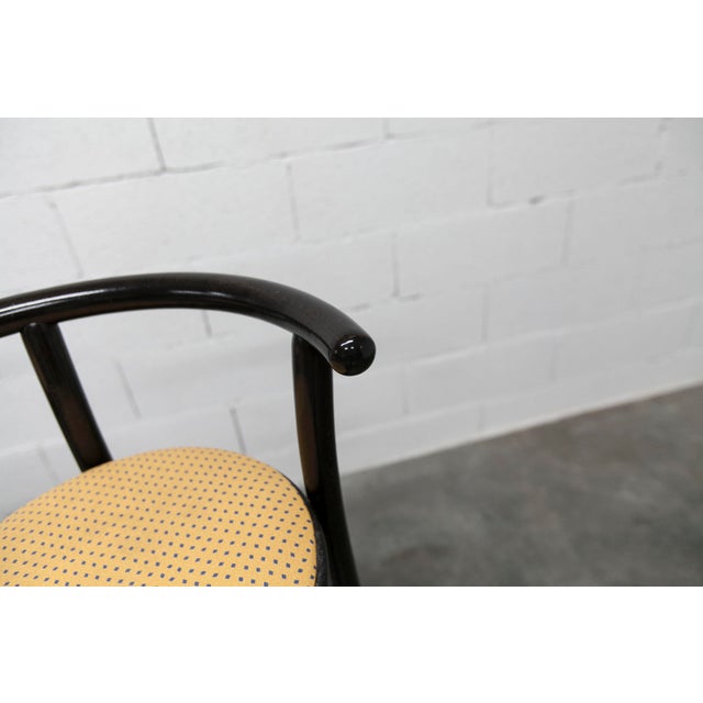 1990s Dialog Stools in Black, Yellow and Blue Imitation Leather from Baumann, 1990, Set of 2 For Sale - Image 5 of 18