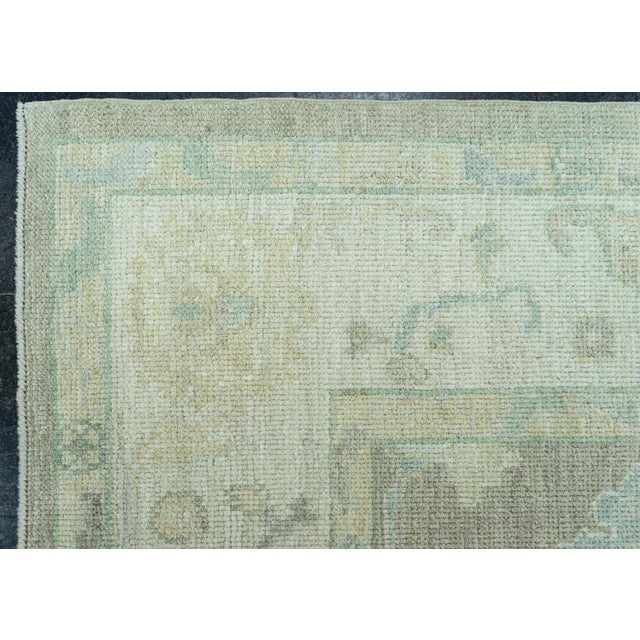 Turkish Oushak Rug 6'2" x 8'9" #19316 For Sale - Image 4 of 8