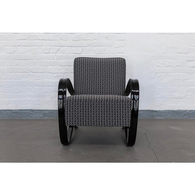 Vintage Model H269 Avant-Garde Chair by Jindrich Halabala, 1930s For Sale - Image 4 of 10
