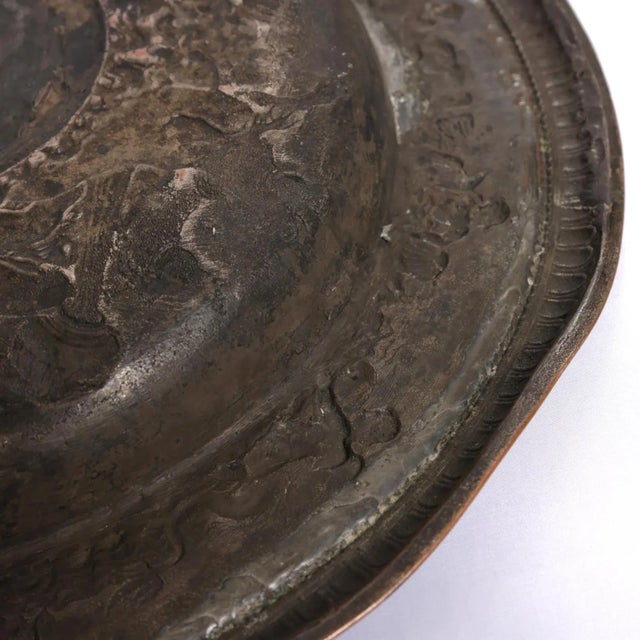 Early 20th Century Brass Wall Plate With Mythological Characters For Sale - Image 10 of 13