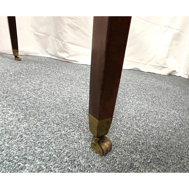 19th Century George III Style Mahogany Pembroke Drop Leaf Table With Drawer For Sale - Image 4 of 13