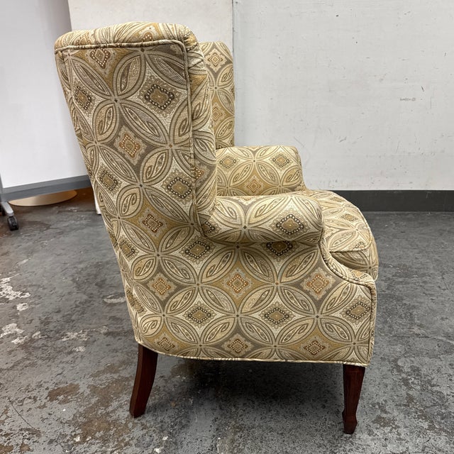 Channel Back Arm Chair, Vintage For Sale In San Francisco - Image 6 of 12