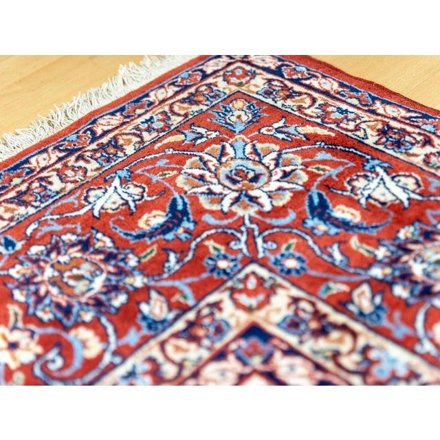 Historical Hand-Knotted Isfahan Najafabad Rug For Sale - Image 13 of 18