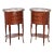 Antique Pair of French Marble Top Stands or Tables For Sale