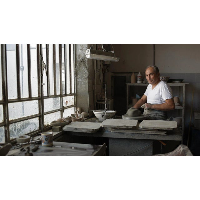 Traditional Ricco Deruta Dinner Plate, Full Design - Set of 4 For Sale - Image 3 of 6