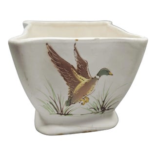Vintage Shqnandoah Products Fall Game Square Pottery For Sale