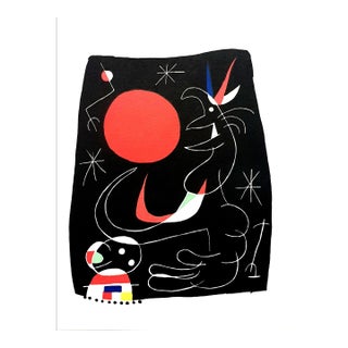 Joan Miro, Night Sky, Lithograph, 1956 For Sale