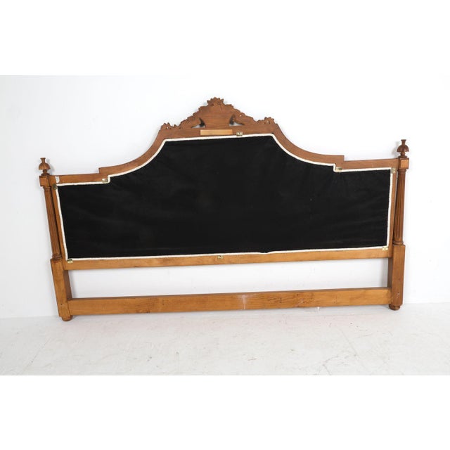 Mid 20th Century Louis XV Style Carved King Headboard For Sale - Image 11 of 11