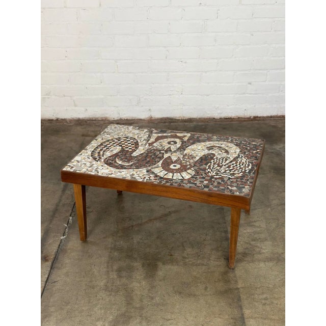 1980s Vintage Mosaic Coffee Table Chairish