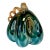 1990s Vintage Hollywood Regency Italian Venetian Blown Glass Pumpkin - Halloween & Thanksgiving For Sale