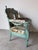 Wood 1970’s Palm Beach Victorian–Style Carved Wood Turquoise Painted Loveseat by Sherrill Furniture For Sale - Image 7 of 10