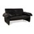 DS 10 Leather Two Seater Black Sofa from de Sede For Sale - Image 11 of 17