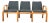 1960s Three Set Mid Century Modern Scandinavian Bentwood Sofa / Bench For Sale