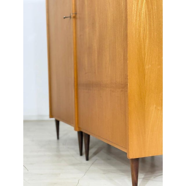Mid-Century Wardrobe or Linen Closet in Wood For Sale - Image 12 of 18