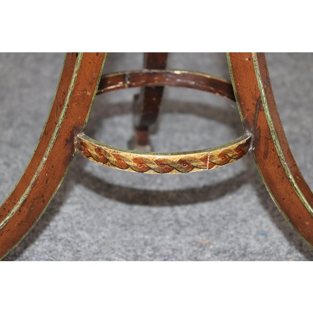 French Antique Adams Style Metal Fire Screen For Sale - Image 3 of 8