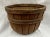 Farmhouse Antique Early 1900s Splint Oak Apple Gathering Basket For Sale - Image 3 of 13