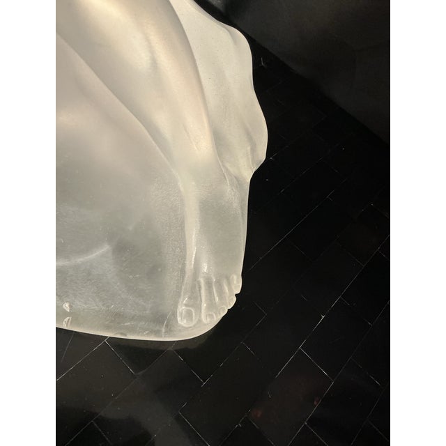 Transparent Frederick Elliot Hart Clear Acrylic Sculpture, Signed For Sale - Image 8 of 12