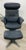 Mid-Century Modern Mid-Century Modern Eames Inspired Italian Black Leather Lounge Chair and Ottoman For Sale - Image 3 of 7