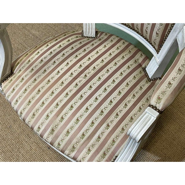 Louis XVI Armchairs in Beech, 1970s, Set of 2 For Sale - Image 12 of 14