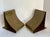 Mid-Century Modern Mid-Century Modernist Sculptural Solid Brass Bookends Attributed to Sarried For Sale - Image 3 of 12