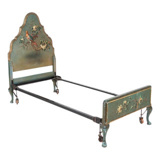 Country House Hand Painted Single Bedstead For Sale