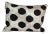 Contemporary Black Poka Dot Pillow Case For Sale