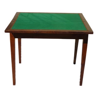 Antique Game Table in Walnut, 1800s For Sale