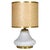 Large Italian Table Lamp in Opaline Glass and Brass, 1970s For Sale - Image 12 of 12