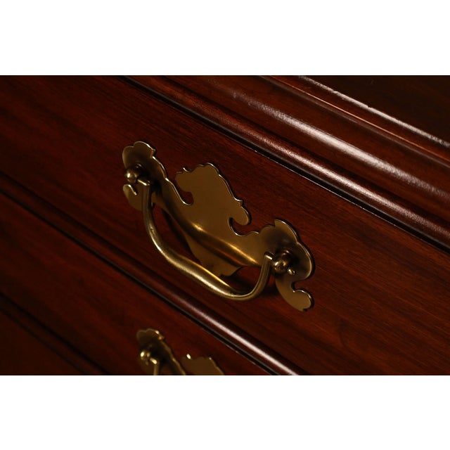 Henkel Harris Virginia Galleries Cherry 9 Drawer Dresser For Sale - Image 11 of 18