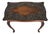Edwardian Carved Oak Side Table with Floral Relief Decoration For Sale