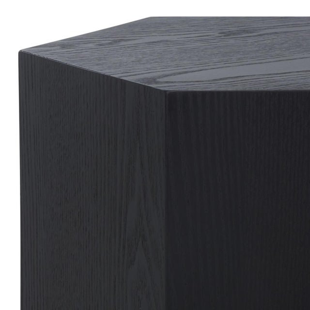 Spritely Home Barahan End Table in Black For Sale - Image 4 of 7