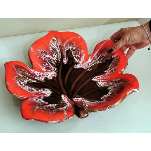 Vallauris France Colorful Ceramic Table Centerpiece For Sale - Image 11 of 12