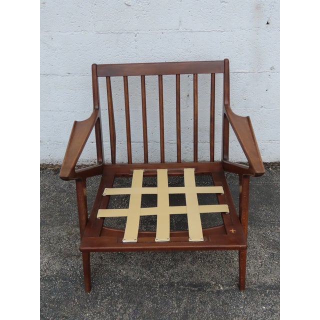 Danish Modern Poul Jensen for Selig Sculpted Z Lounge Chairs a Pair 6337 For Sale - Image 15 of 18