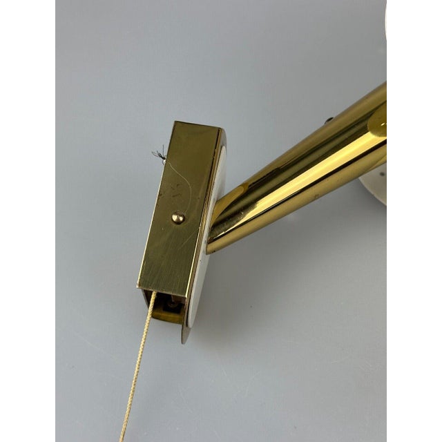 Wall Lamp Brass & Metal Design by Ernest Igl for Hillbrand, 1950s For Sale - Image 9 of 18
