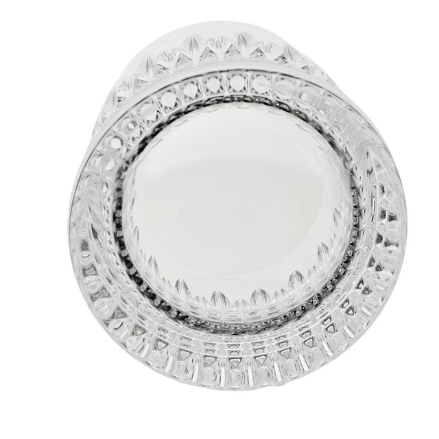 Glass 1990s Waterford Lismore Diamond Irish Crystal Double Old Fashioned Glass For Sale - Image 7 of 10