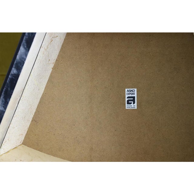 Yellow Modular Sofa in Mohair Velvet by Asko Finland, 1970, Set of 7 For Sale - Image 8 of 10