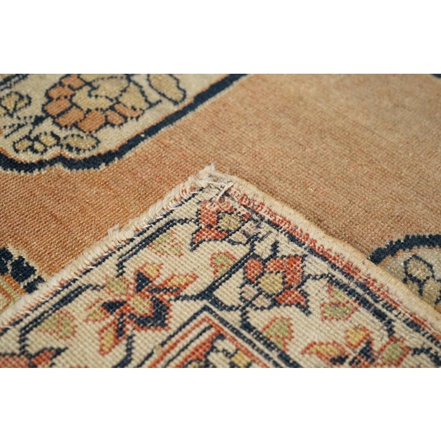 Antique Persian Rug 4' x 5' For Sale - Image 9 of 10